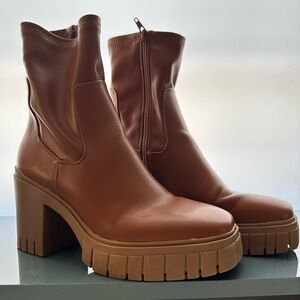 Primark bootie Tan Vegan Leather